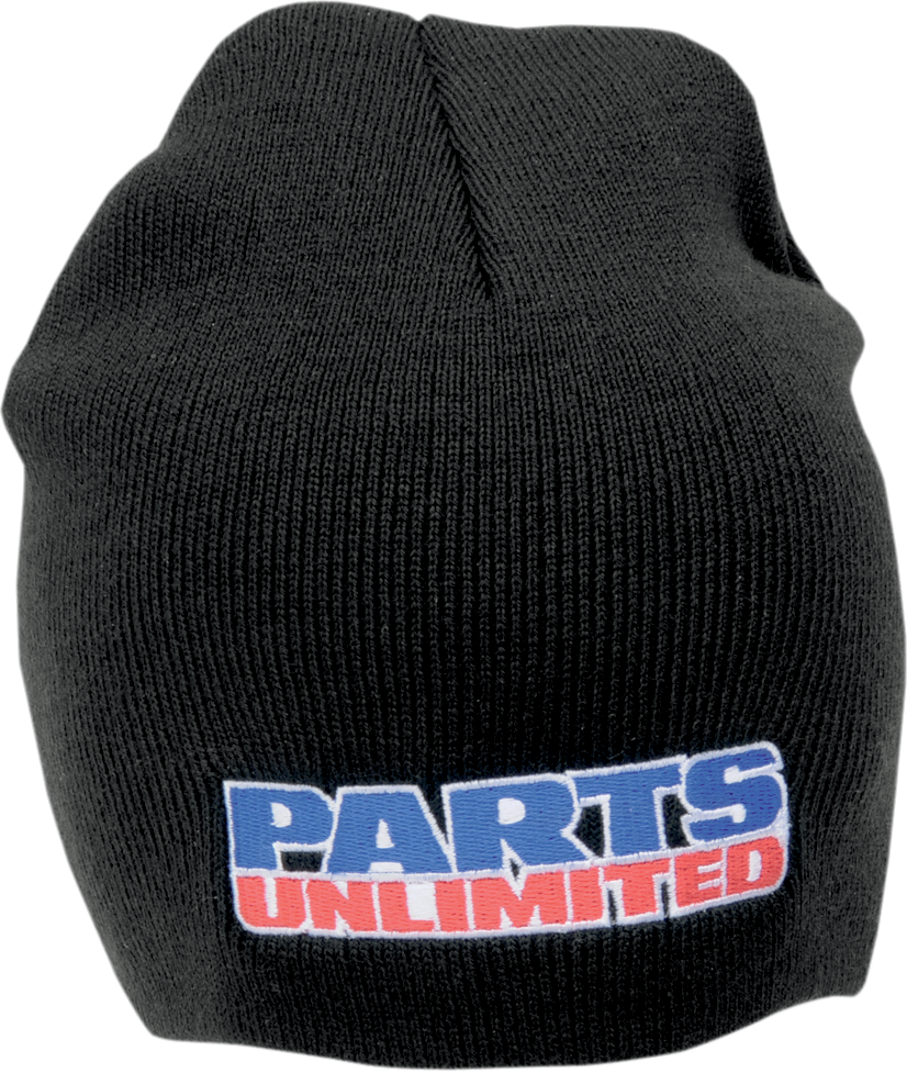 Parts Unlimited Beanie - Black Sp08
