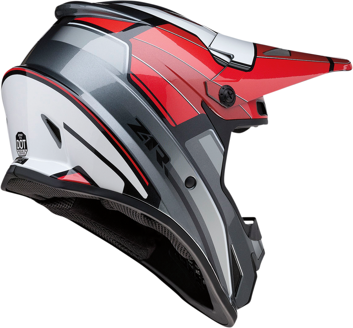 Z1R Rise Helmet - MC - Red/Gray - Medium 0110-7210