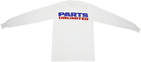 Parts Unlimited Logo Long-Sleeve T-Shirt - White - 2xl Pre121xxl