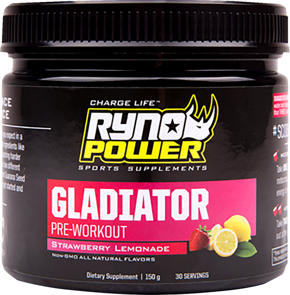 RYNO POWER Gladiator Pre-Workout Drink Mix - Tub GLAD-TUB