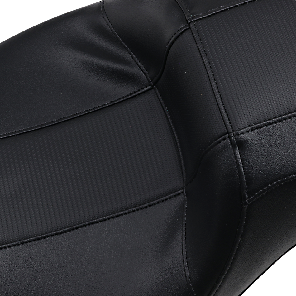 LE PERA Outcast Daddy Long Legs Seat - 2-Up - Without Backrest - Carbon Fiber - Black - FLH LK-997DLGT3