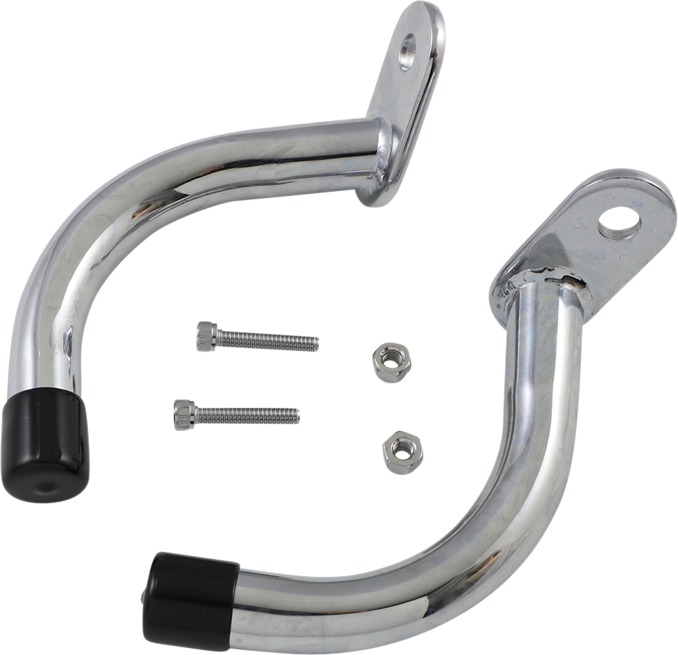 RICK DOSS Saddlebag Guard Eliminator Bracket - Chrome S77-0137