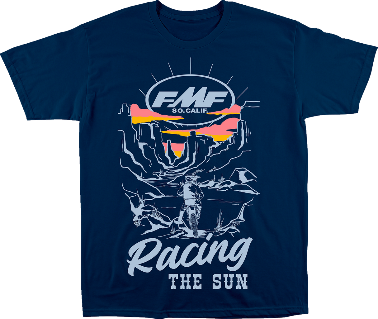 FMF Outsider T-Shirt - Navy - Small FA22118908NVYS 3030-22441