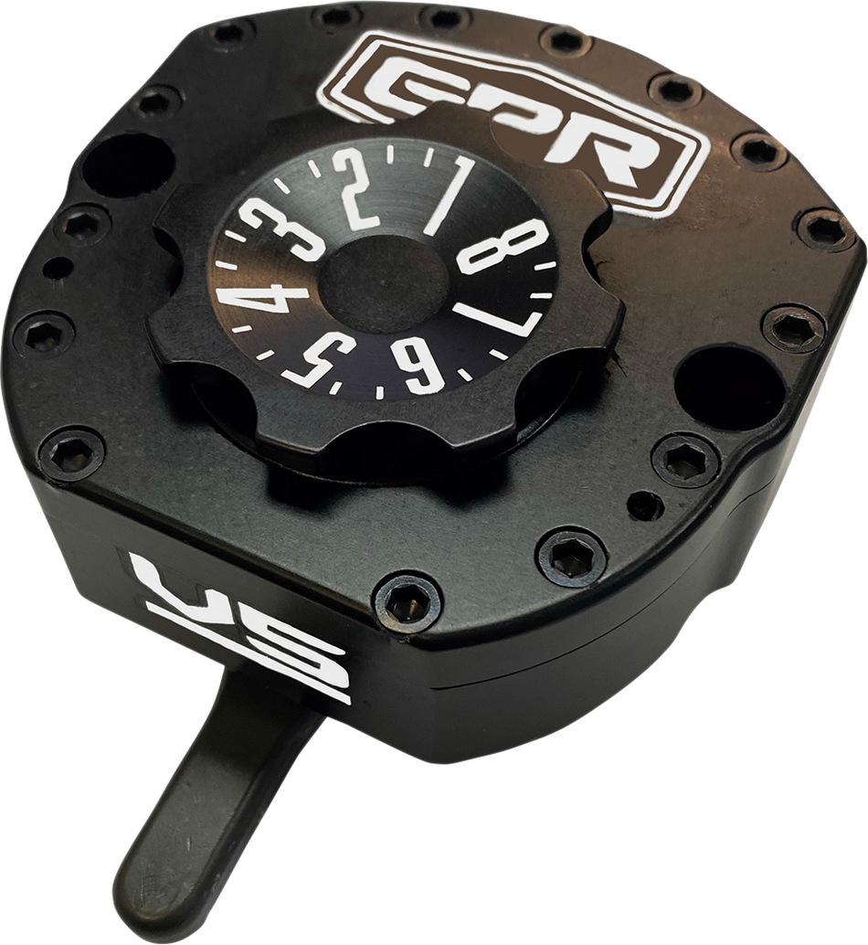 GPR V5-S Steering Damper - Black - R1 5-5011-4002K