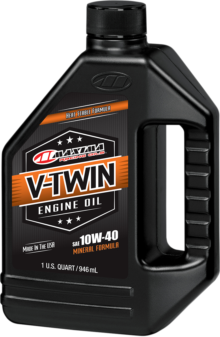 MAXIMA RACING OIL V-Twin Oil - 10W-40 - 1 U.S. quart 30-05901
