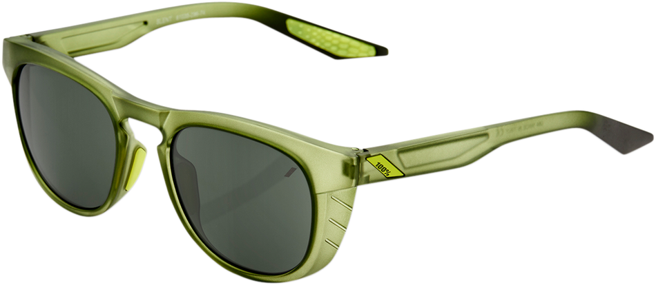 100% Slent Sunglasses - Olive - Gray Green 61035-296-74