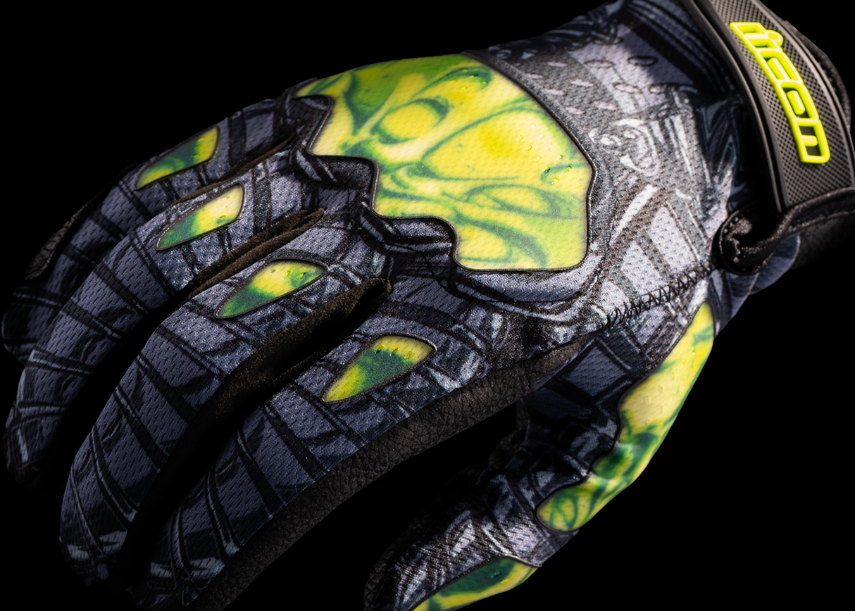 ICON Hooligan Outbreak™ Gloves - Green - 3XL 3301-4658