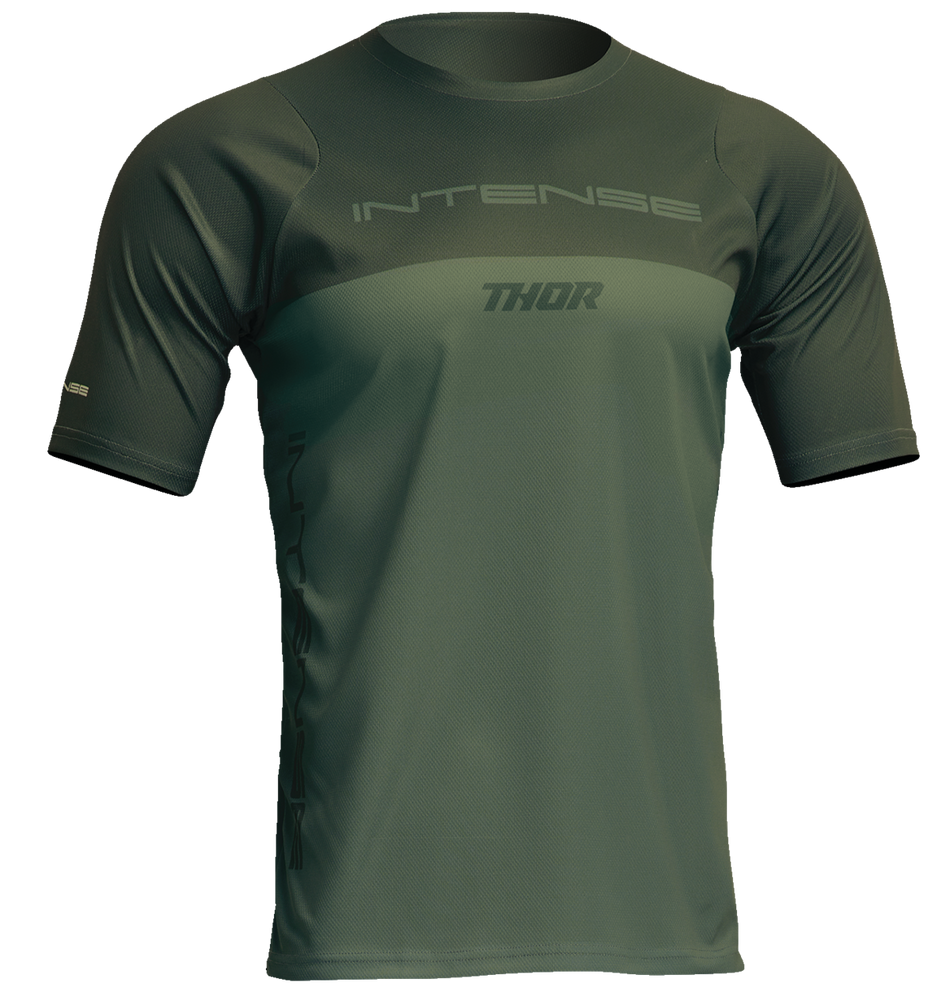 THOR Intense Assist Censis Jersey - Short-Sleeve - Forest Green - Large 5020-0213
