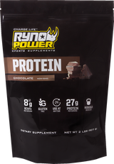 RYNO POWER Protein Powder - Chocolate - 2 lb - 20 Servings PPC4657