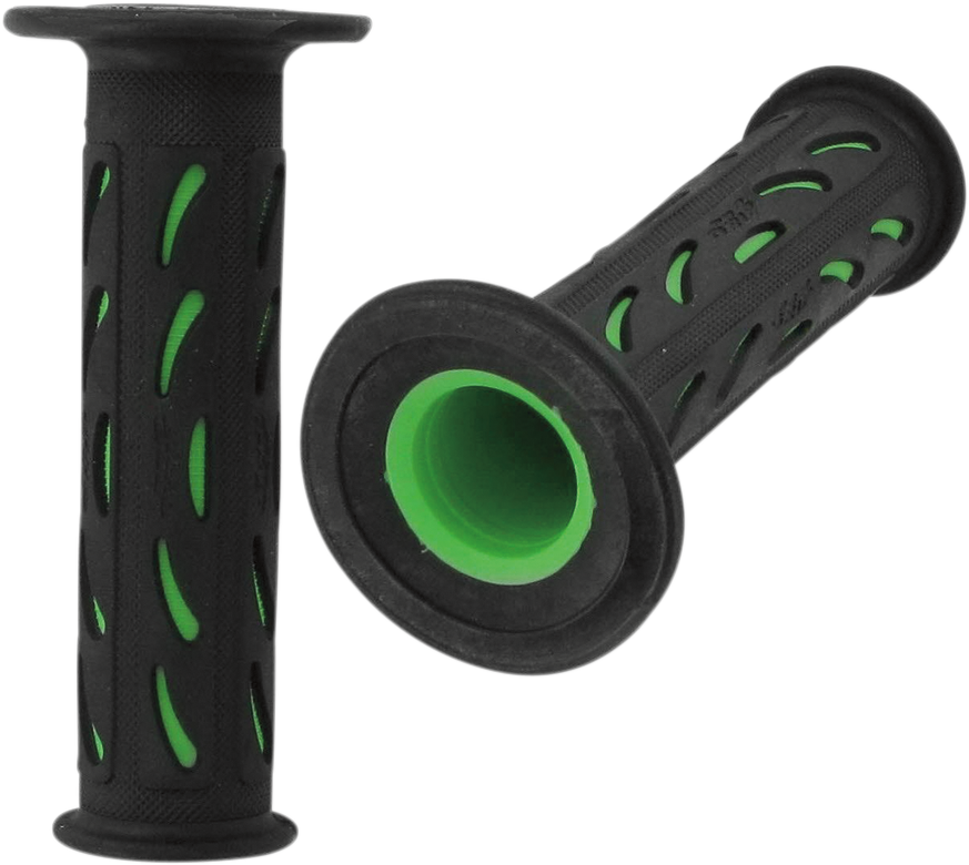 Puños PRO GRIP - 724 - Extremos abiertos - Negro/Verde PA0724OEVE02 