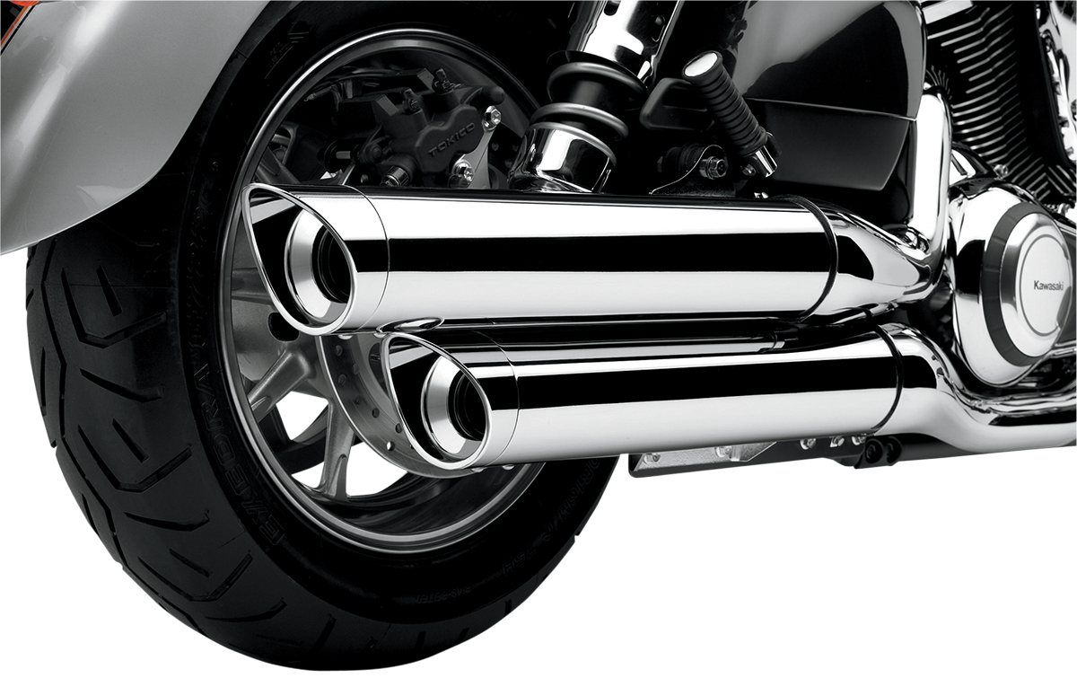 COBRA VN1700 Billet Tip Mufflers 4225