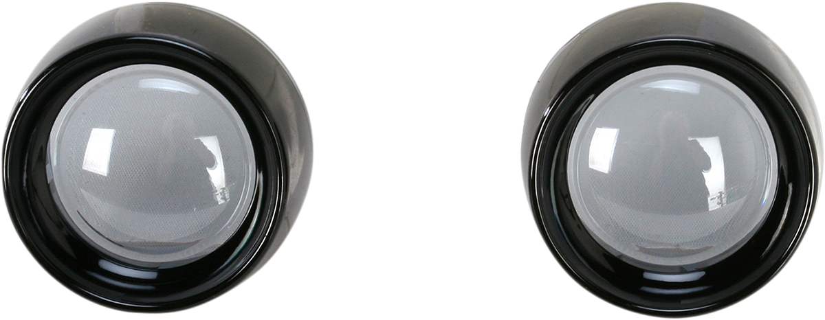 KURYAKYN Deep Dish Bezels - Black/Smoke Lens 5480