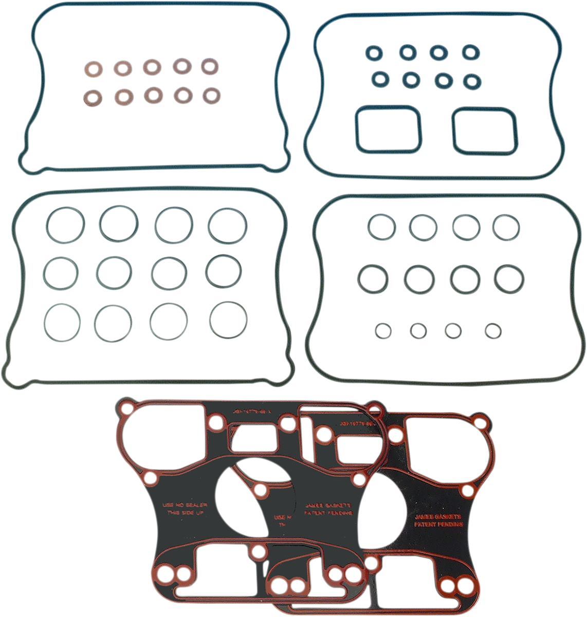 JAMES GASKET Rocker Box Rubber Gasket - XL JGI-17030-89