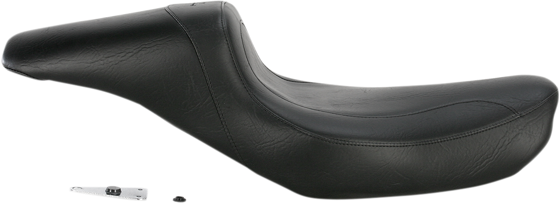 MUSTANG Seat - Fastback - Stitched - Black - Dyna '96-'03 75439