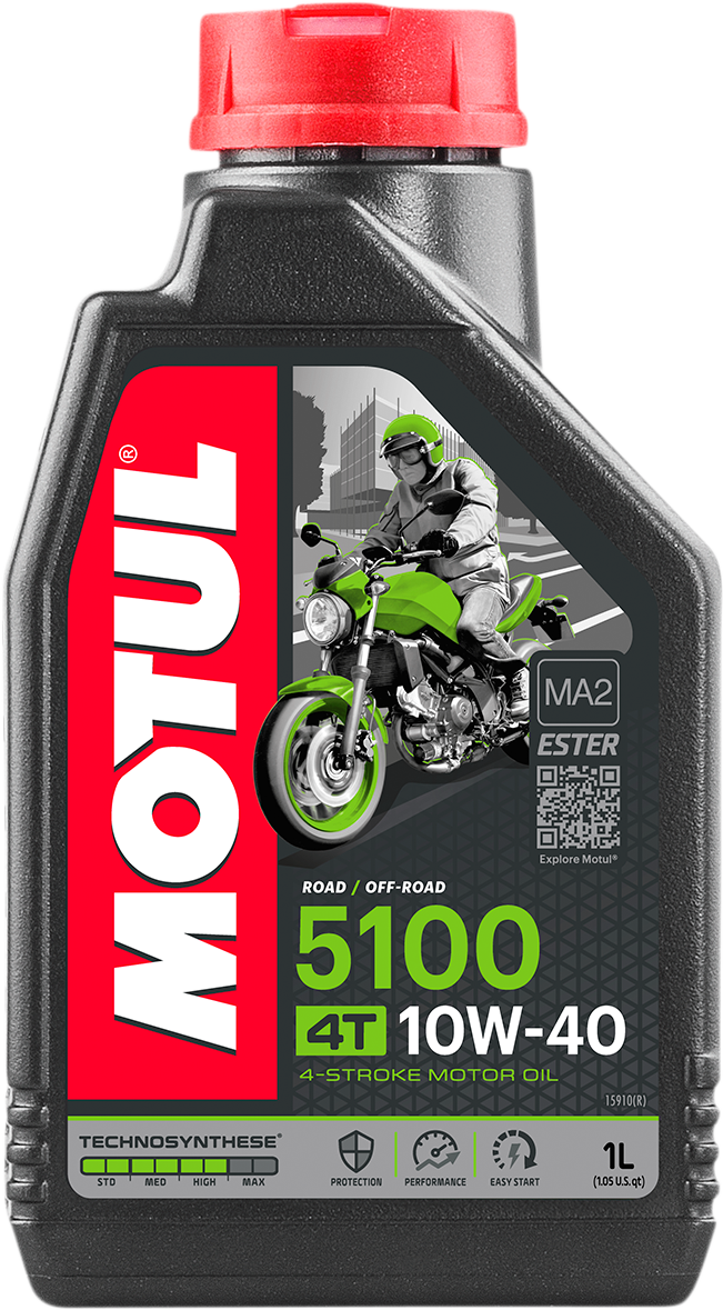 MOTUL 5100 4T Synthetic Blend Oil - 10W-40 - 1L 104066