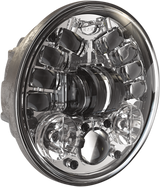 J.W. SPEAKER Adaptive 2 LED Headlight - 5-3/4" - Chrome 555101