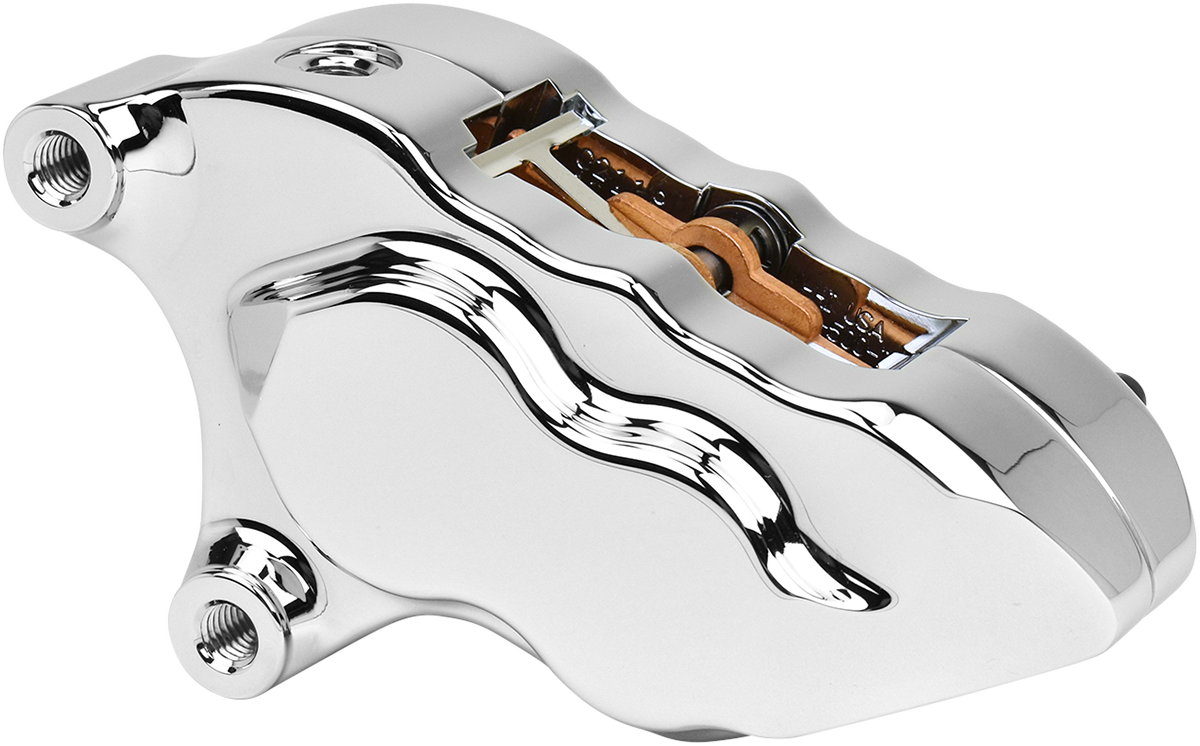 HAWG HALTERS 4-Piston Caliper - Front - Chrome LHSCC5018