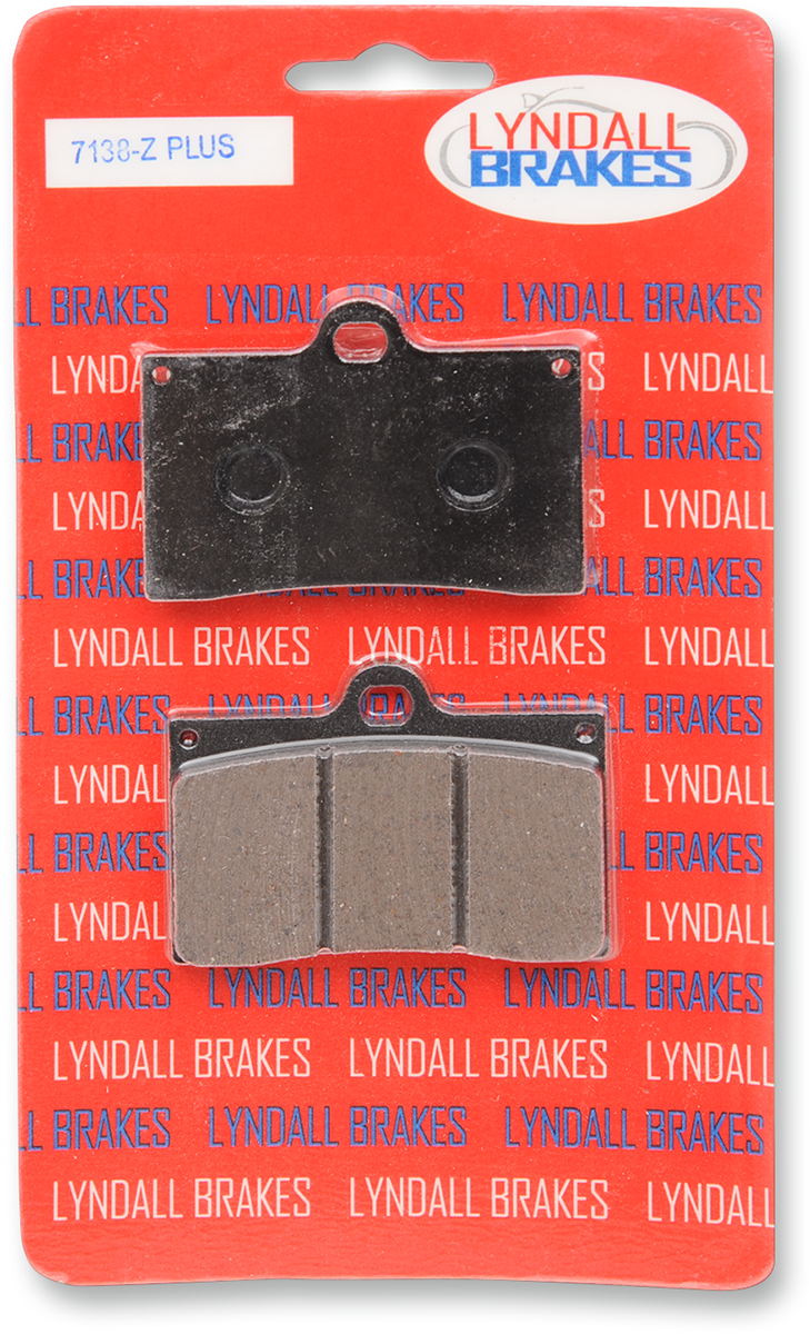 Pastillas de freno LYNDALL RACING BRAKES LLC Z-Plus - Brembo 7138-Z+ 