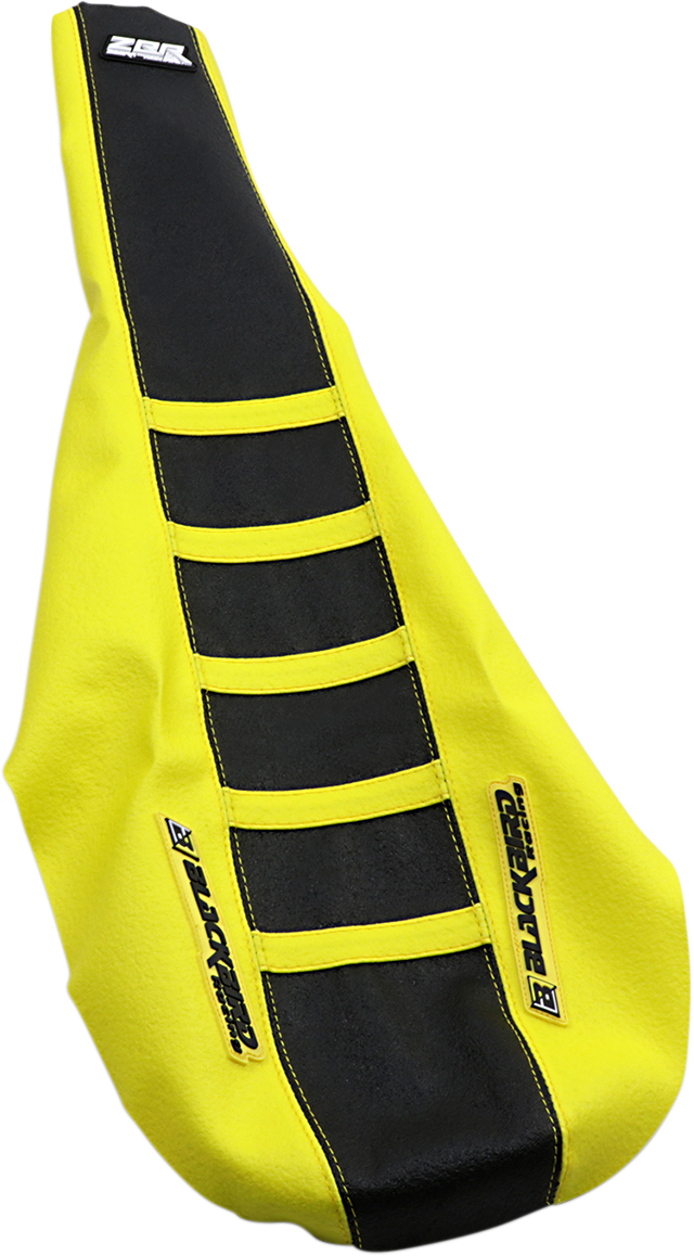 BLACKBIRD RACING Zebra Seat Cover - Gripper - Black/Yellow 1329ZUS