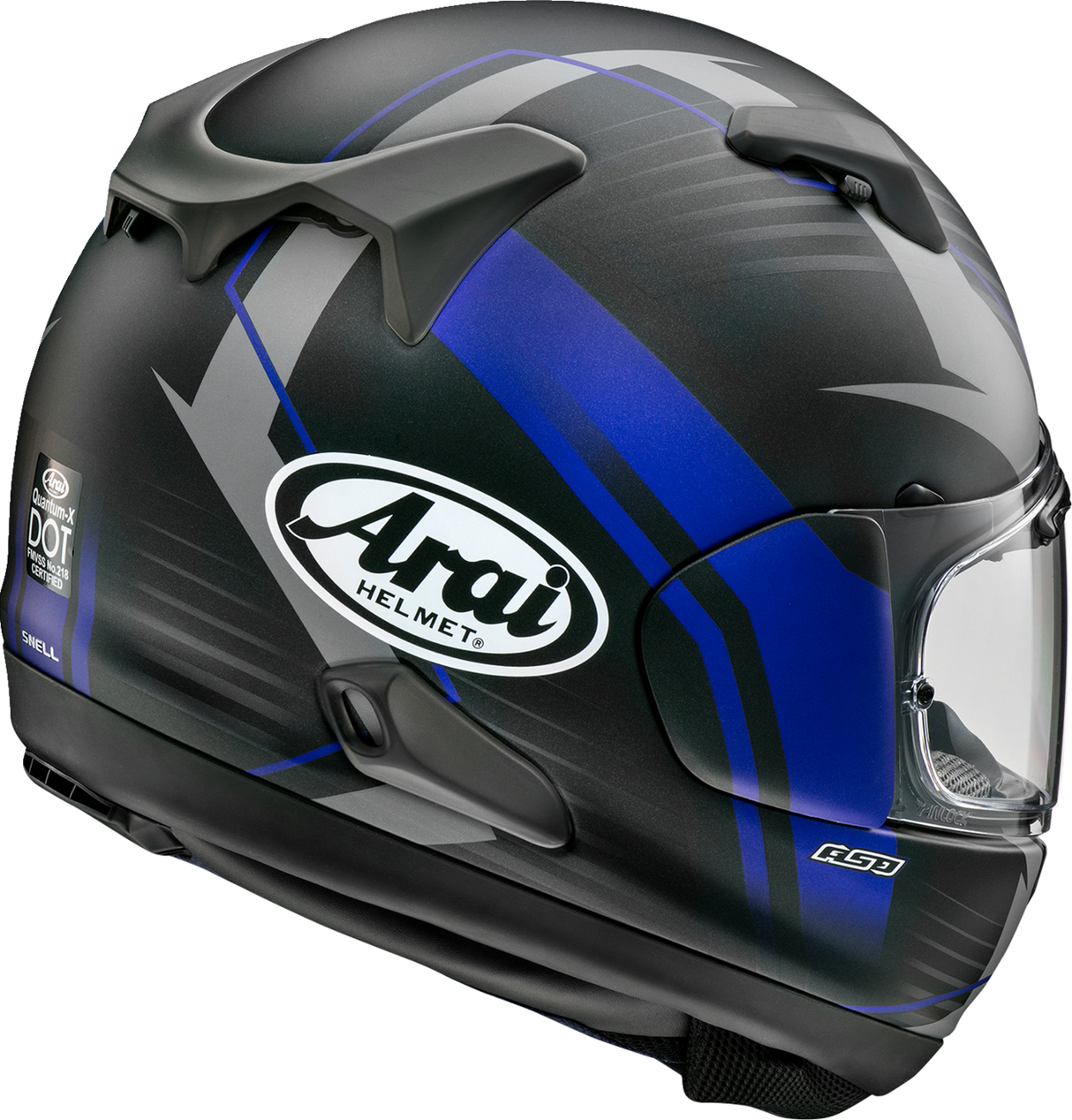 ARAI Quantum-X Helmet - Xen - Blue Frost - Medium 0101-15763