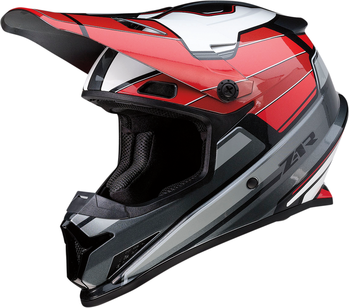 Z1R Rise Helm - MC - Rot/Grau - 3XL 0110-7214 