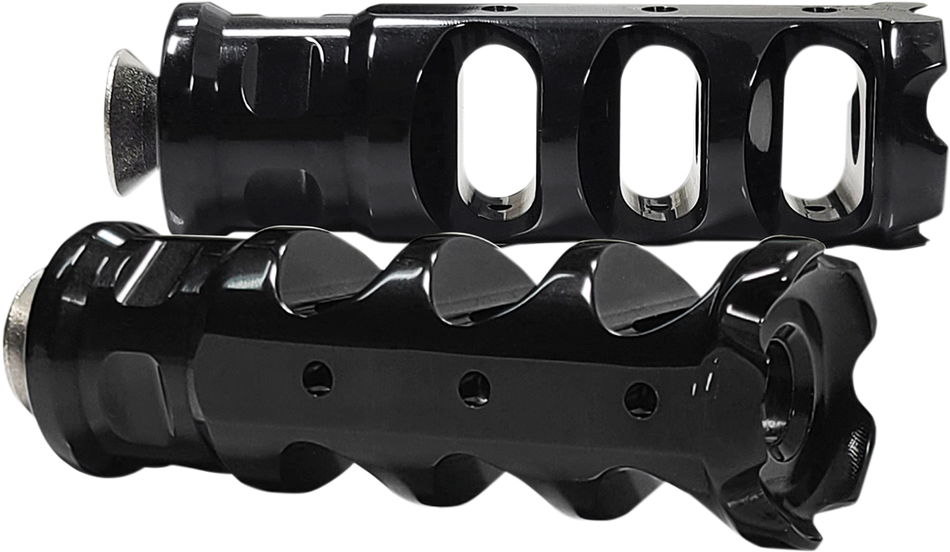 ACCUTRONIX Muzzle Brake Shifter Peg - Heel/Toe - Black PT320-AKB