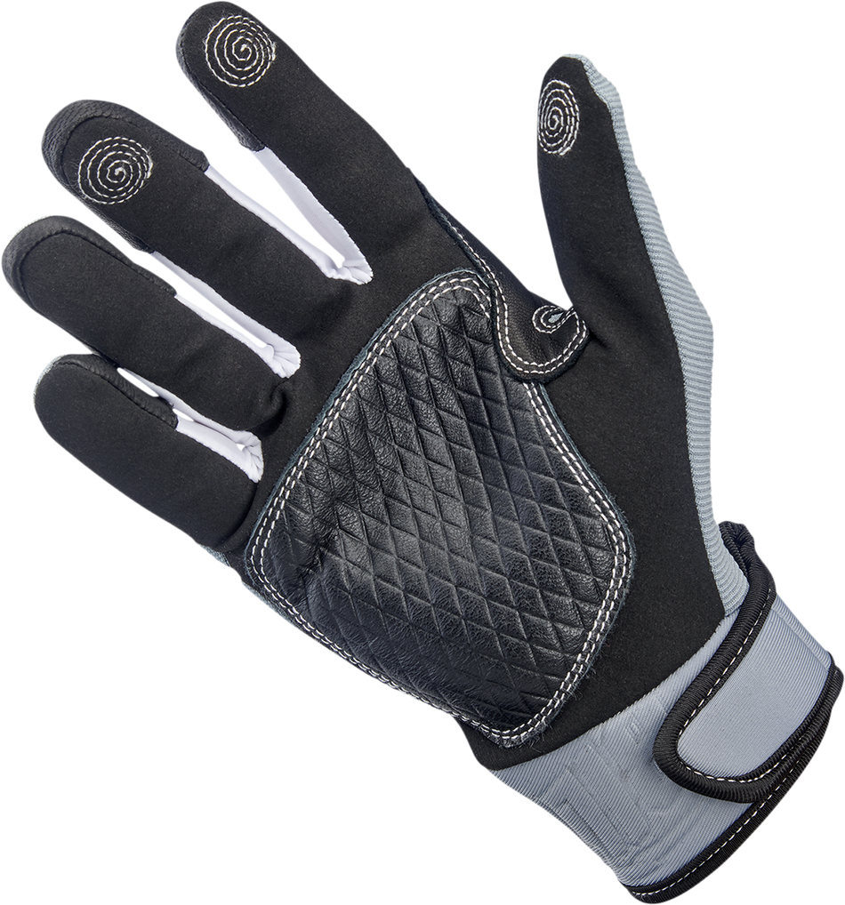 BILTWELL Baja Gloves - Gray - Large 1508-1101-304