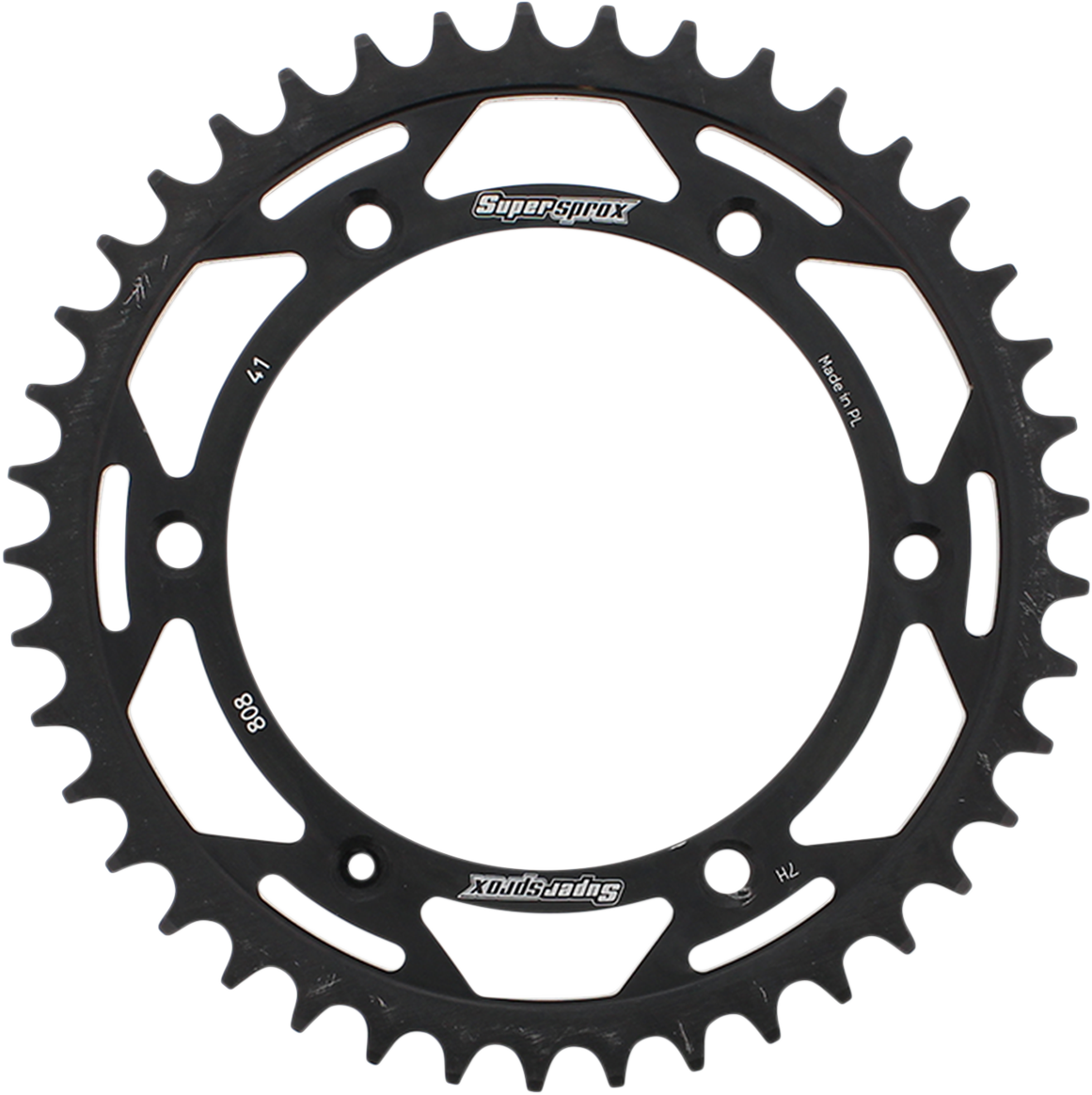 SUPERSPROX Stahl-Kettenrad - 41 Zähne RFE-808-41-BLK 