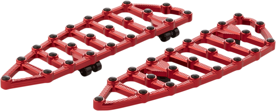 ARLEN NESS MX Driver Floorboards - Red 410-012