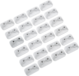 STUD BOY Double Backer Plates - White - For 2-Ply - 24 Pack 2512-P1-WHT