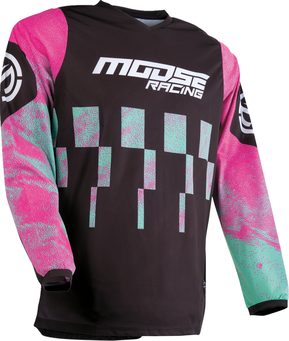 MOOSE RACING Qualifier Jersey - Pink/Teal - Small 2910-7518