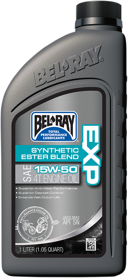 BEL-RAY EXP Synthetic Blend 4T Oil - 15W-50 - 1L 99130-B1LW