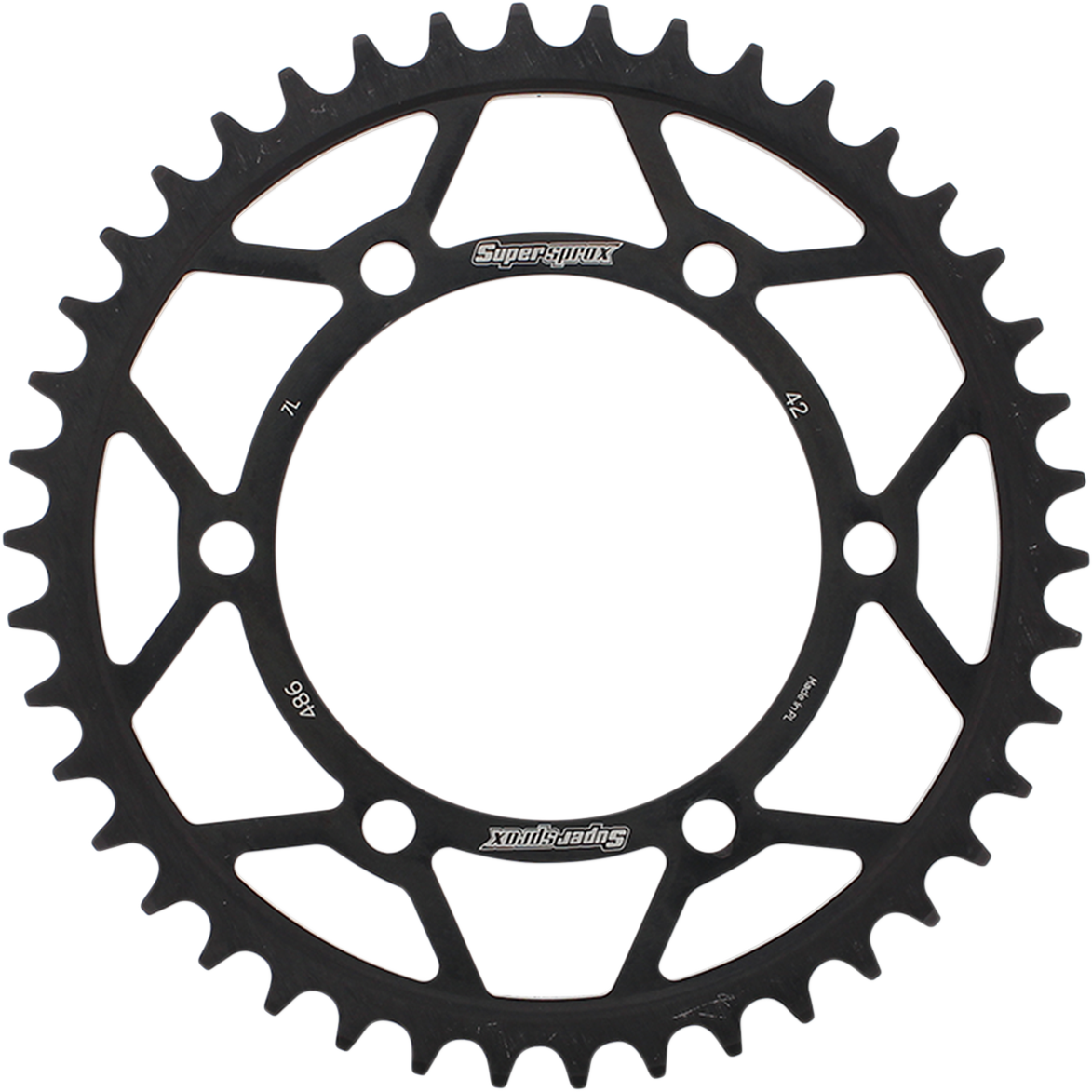 SUPERSPROX Rear Sprocket - 42 Tooth RFE-486-42-BLK