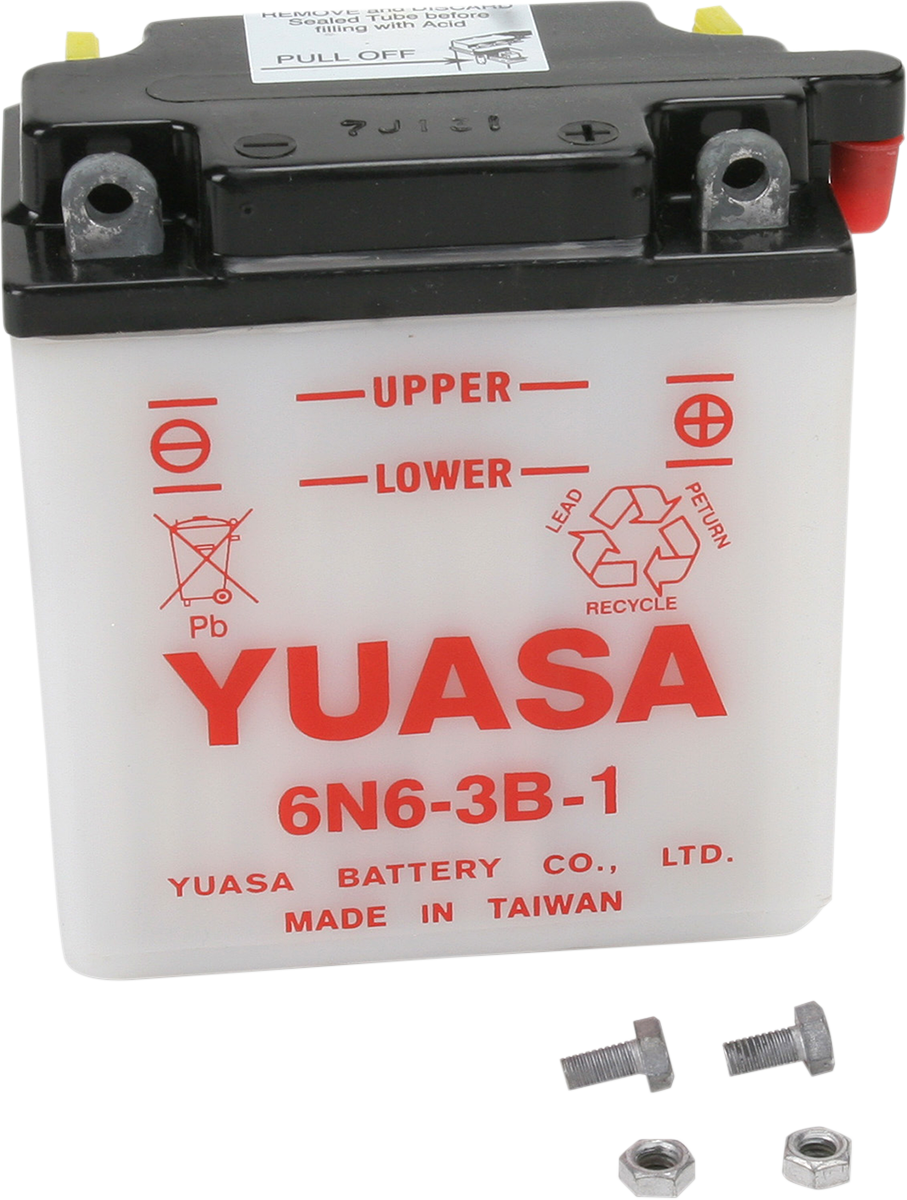 YUASA Battery - Y6N6-3B-1 YUAM2663B