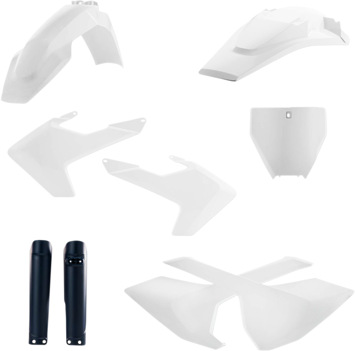 ACERBIS Full Replacement Body Kit - OEM '17 White/Black 2462605569