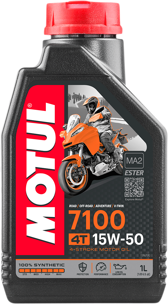 MOTUL 7100 4T Synthetic Oil - 15W-50 - 1L 104298