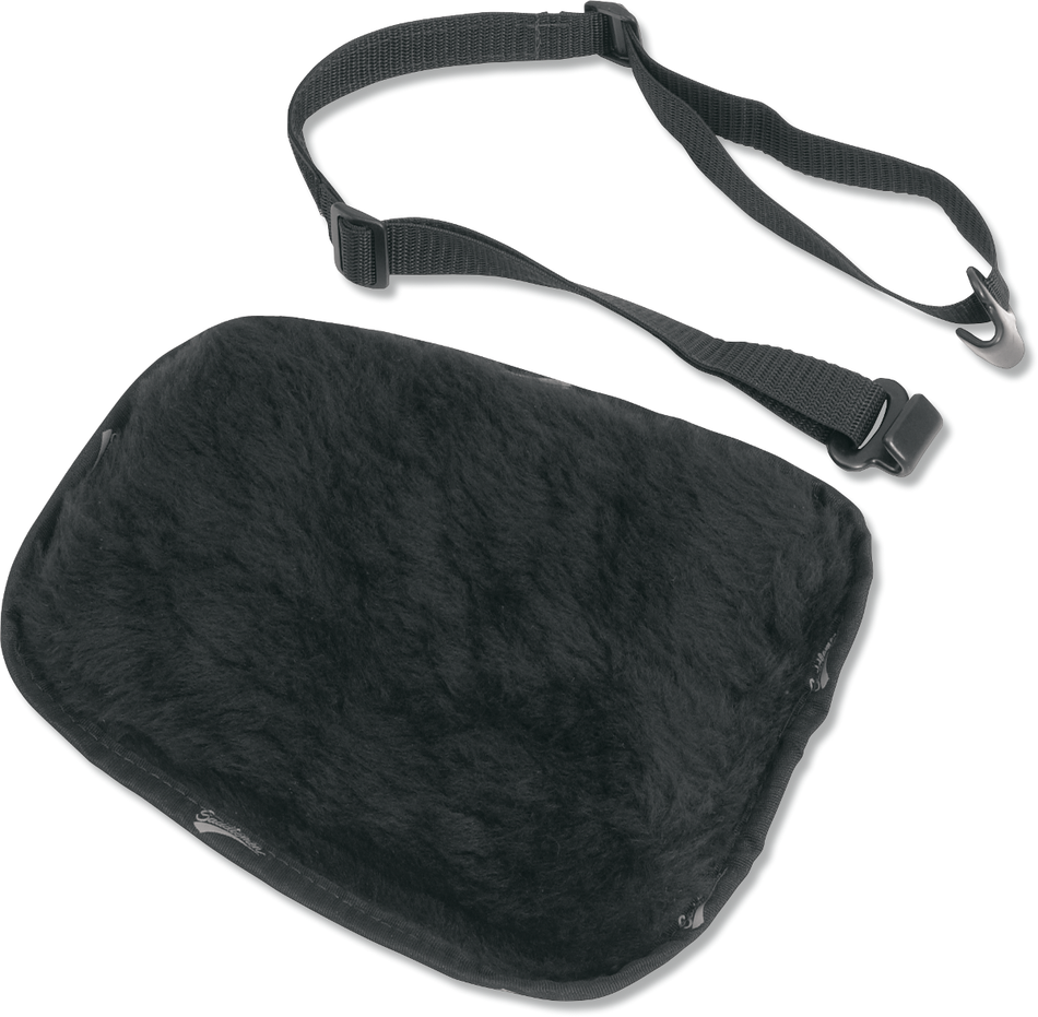 SADDLEMEN Pad - Seat - Breathable Fleece - Medium - Black 101RJ