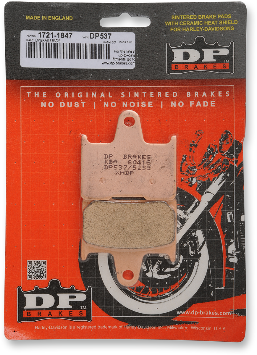 DP BRAKES Sintered Brake Pads - DP537 DP537