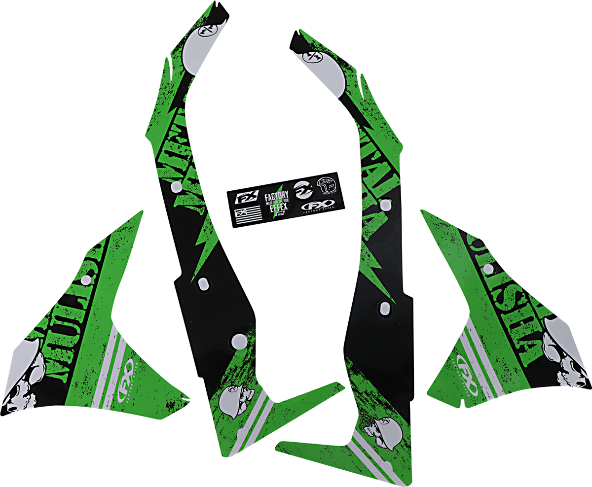 FACTORY EFFEX Metal Mulisha Graphic Kit - Kawasaki 23-11136