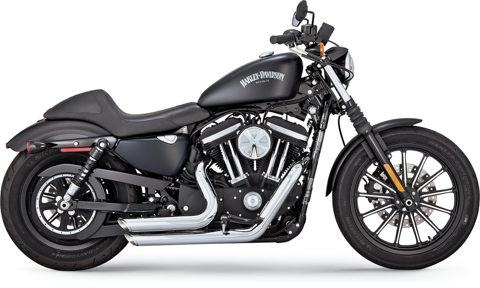 VANCE & HINES Shortshots Staggered Exhaust System - Chrome 17229