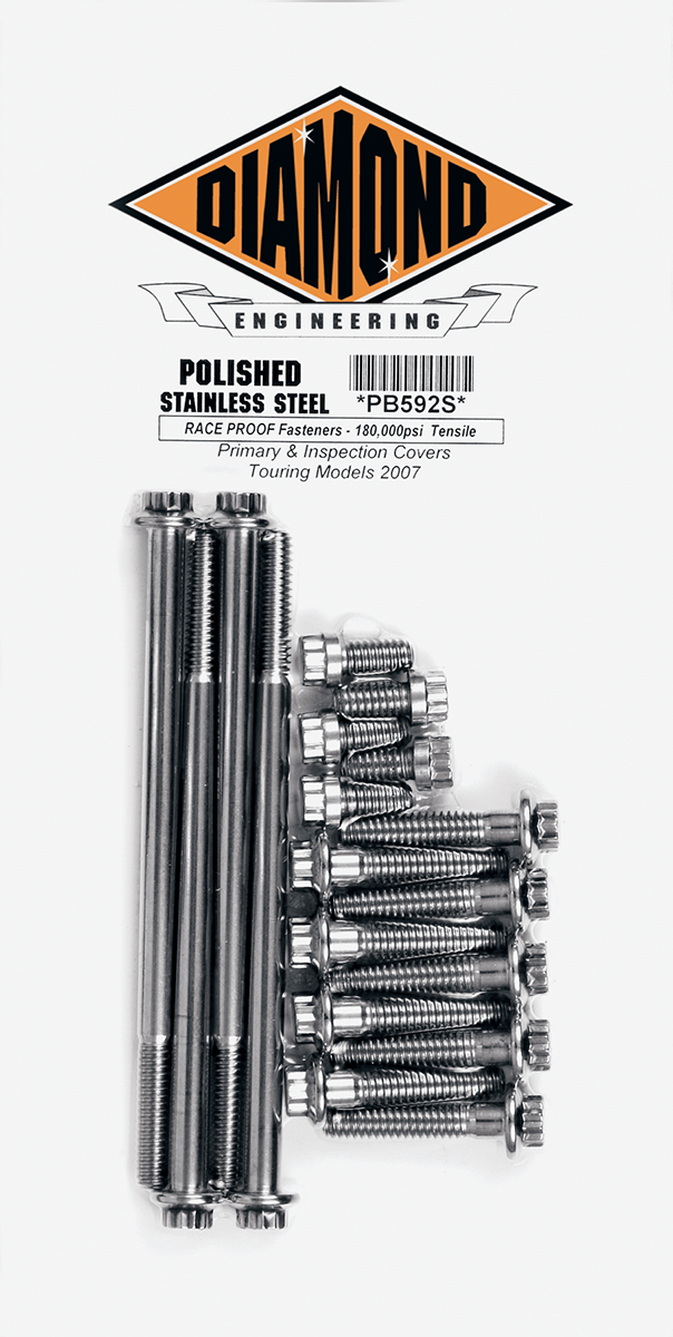 Kit de pernos de DIAMOND ENGINEERING: primario/inspección PB592S 