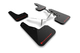 Rally Armor 2022 Honda Civic (Incl. Si/Sport/Touring) Black UR Mud Flap w/ Red Logo MF90-UR-BLK/RD