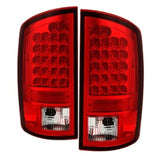 Spyder Dodge Ram 02-06 1500/Ram 2500/3500 03-06 LED Tail Light Red Clear ALT-YD-DRAM02-LED-RC 5002570