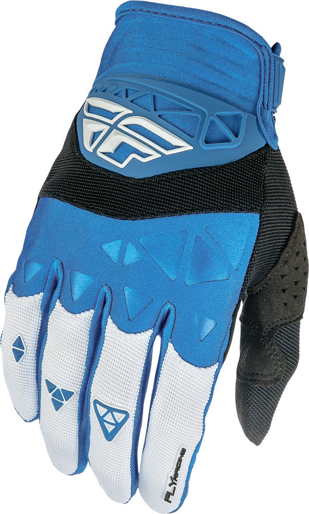 FLY RACING F-16 Gloves Blue/White Sz 11 369-91111