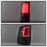 xTune 09-18 Dodge Ram 1500 LED Tail Lights - Black Smoke (ALT-ON-DR09-LBLED-BSM) 9038488