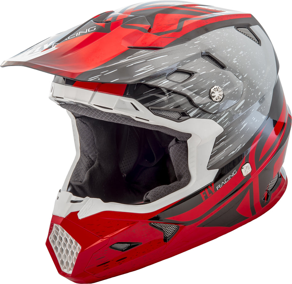 FLY RACING Toxin Resin Helmet Red/Black 2x 73-8522-9-2X