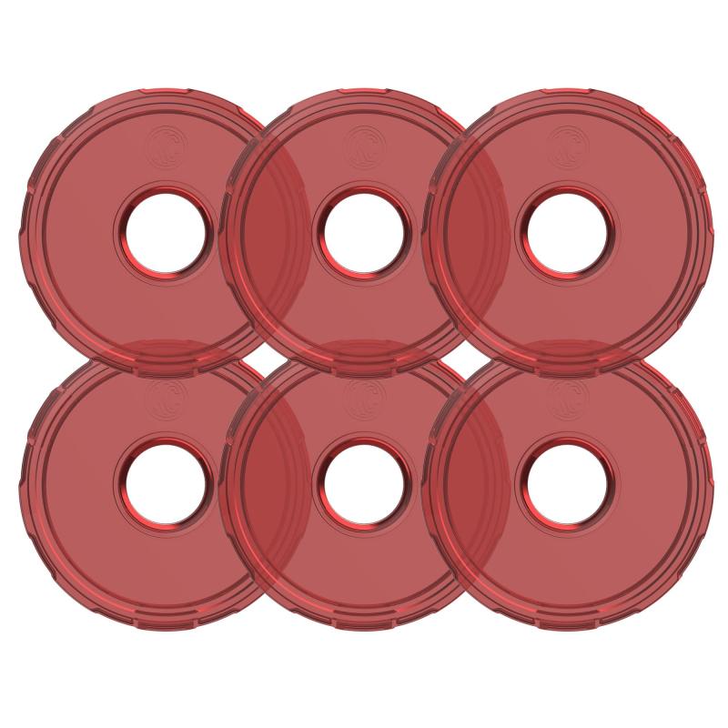 KC HiLiTES Cyclone V2 LED - Replacement Lens - Red - 6-PK 4413