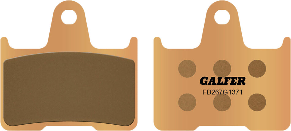 GALFER Brake Pads Hh Sintered Rear `14-17 Xl FD267G1371 S/S