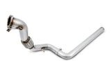 AWE Tuning Audi B9 A4 Touring Edition Exhaust Dual Outlet - Chrome Silver Tips (Includes DP) 3015-32078