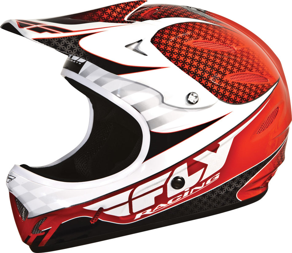 FLY RACING Lancer Helmet Red/White S 73-9134S